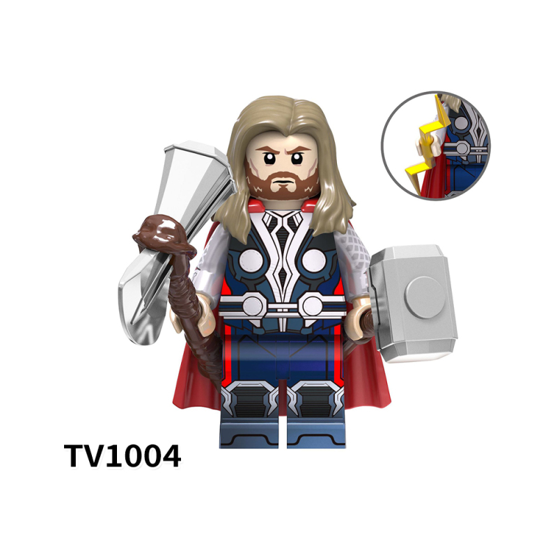 TV6102 Marvel Super Hero Movie Lnfinite Gems Wanda Captain America Thor Doctor Strange Iron Man Black Panther Action Figure Building Blocks Kids Toys