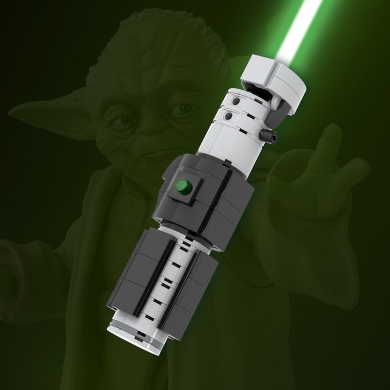 MOC2077 Star Wars Series Yoda lightsaber Building Blocks Bricks Kids Toys for Children Gift MOC Parts