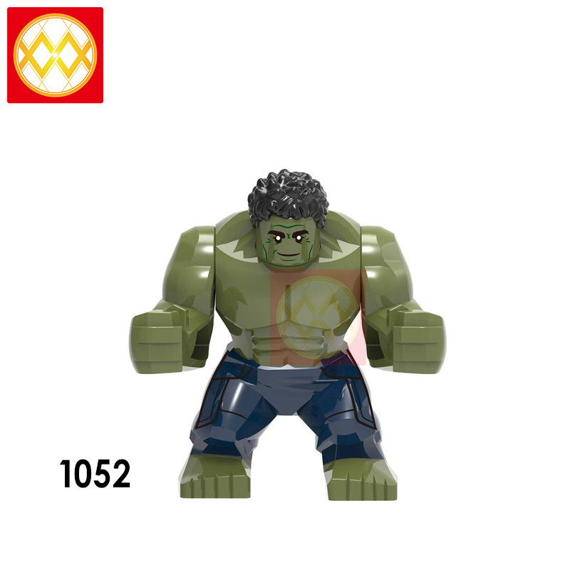 XH1052 Marvel Super Hero Movie Hulk Action Figure Building Blocks Kids Toys