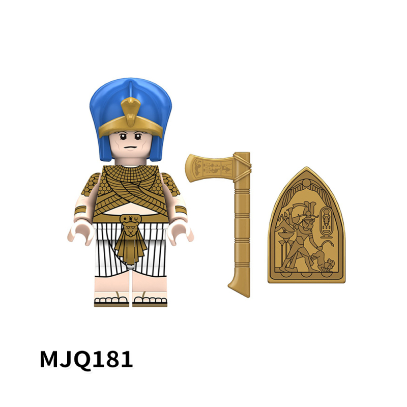 MJQ181 Military Series Pharaoh Action Figures Building Blocks Kids Toys