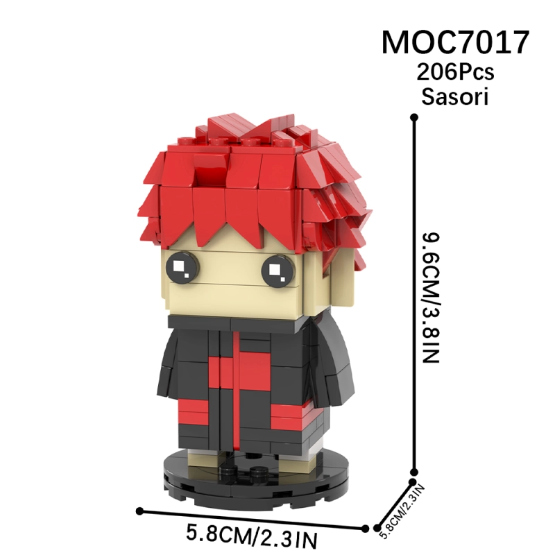 MOC7017 Creativity series Anime NARUTO Sasori Action Figure Model Building Blocks Bricks Kids Toys for Children Gift MOC Parts