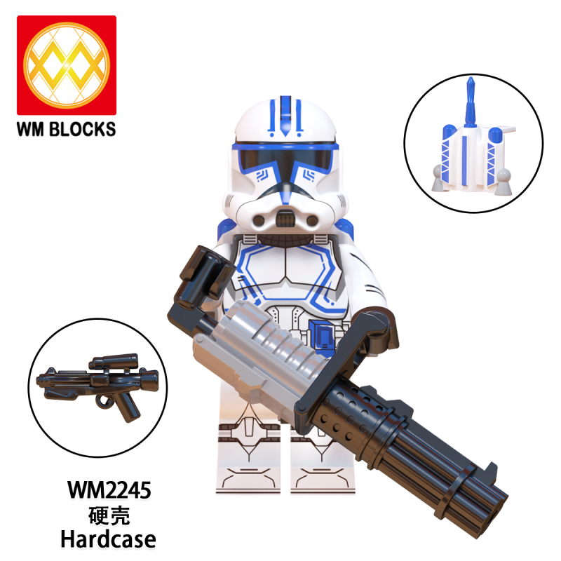 WM6126 Star Wars Dogma Echo Hardcase Jesse Fives Kix Rex Tup Action Figure Building Blocks Kids Toys