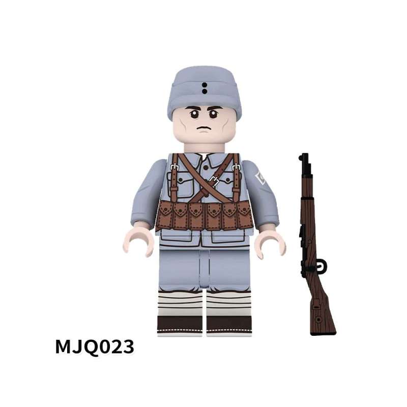 MJQ021-025  Military Soldiers Action Figures Building Blocks Kids Toys