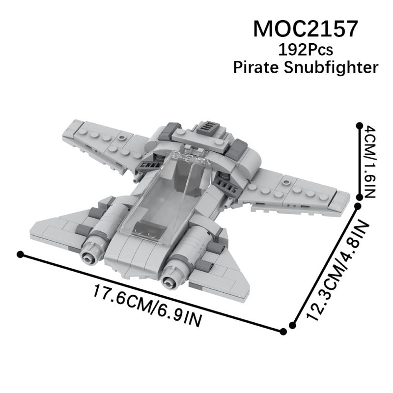 MOC2157 Star Wars Movie series Pirate Snubfighter Model Building Blocks Bricks Kids Toys for Children Gift MOC Parts