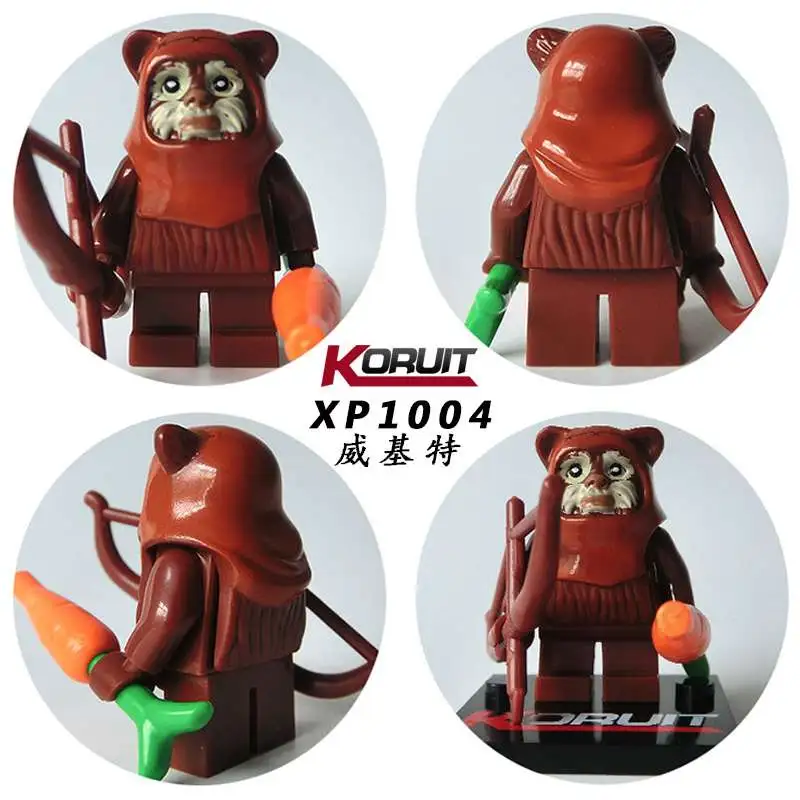 XP1004 Star Wars Wicket Ewok Building Blocks Kids Toys XP1001-1005