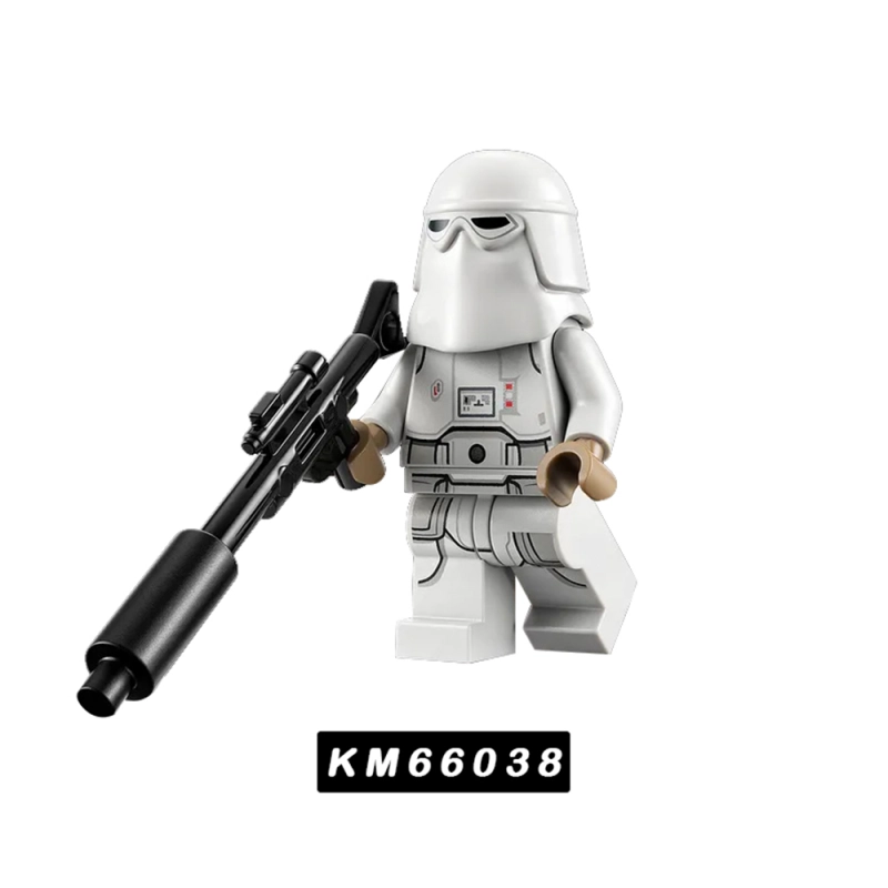 KM66037-66044 Star Wars movies Luke Mandalorians Bain Parry Kamino NED-B robot Ben Kenobi  Snow SoldierAction Figures Building Blocks Kids Toys