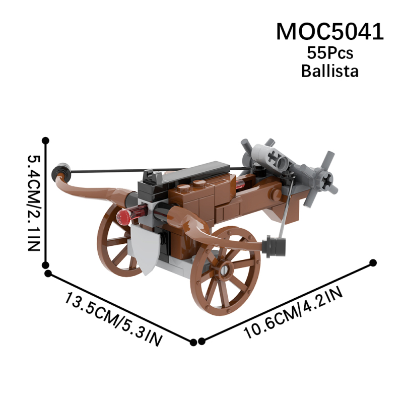 MOC5041 Military Ballista  Building Blocks Bricks Kids Toys for Children Gift MOC Parts