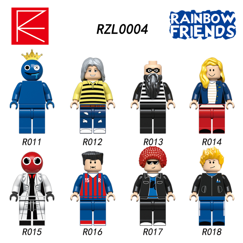 RZL0004 Game Series Rainbow Friends Action Figure Building Blocks Kids Toys