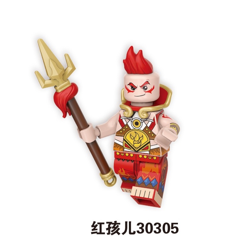 30301-30306 The Journey to the West The Monkey King Xuan Zang Action Figure Building Blocks Kids Toys