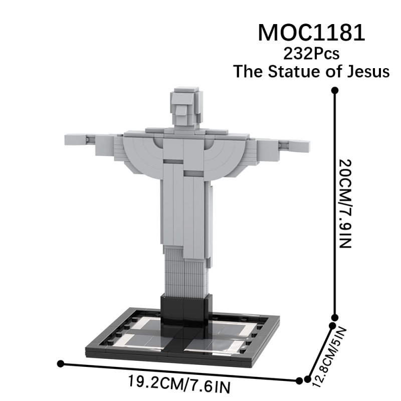 MOC1181 Creativity series Jesus Action Figure Model Building Blocks Bricks Kids Toys for Children Gift MOC Parts