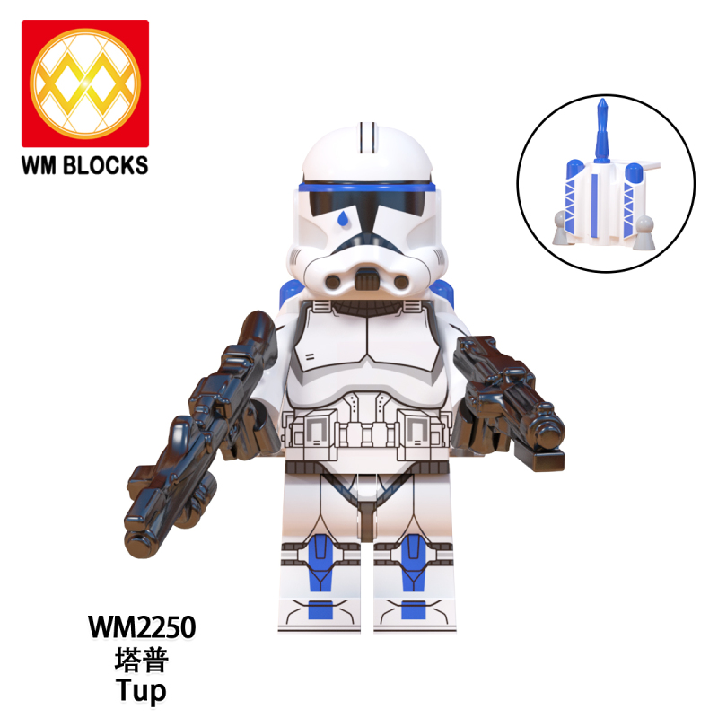 WM6126 Star Wars Dogma Echo Hardcase Jesse Fives Kix Rex Tup Action Figure Building Blocks Kids Toys
