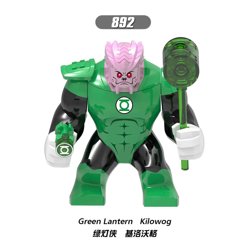 XH892 DC Super hero Green Lantern Action Figures Building Blocks Kids Toys For Children Gift