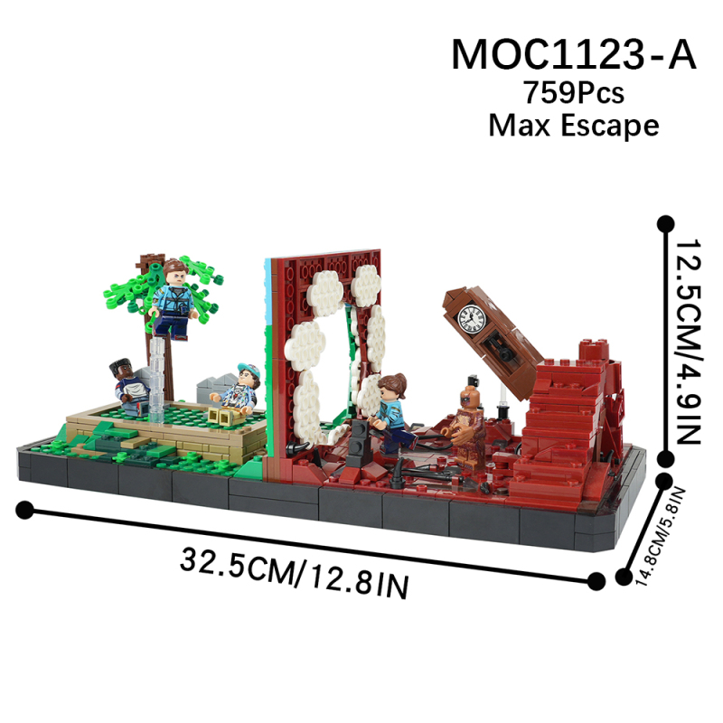 MOC1123 Creativity series Stranger Things Max Escape Building Blocks Bricks Kids Toys for Children Gift MOC Parts