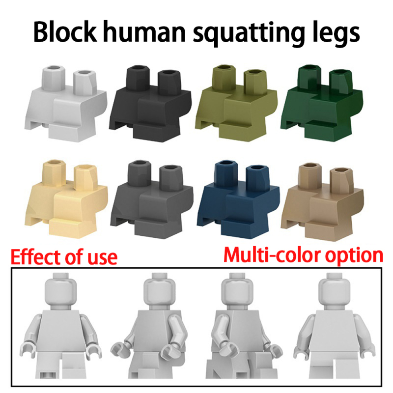 10PCS/LOT Figure Accessoties Legs Compatible Figures Building Blocks Kids Toys