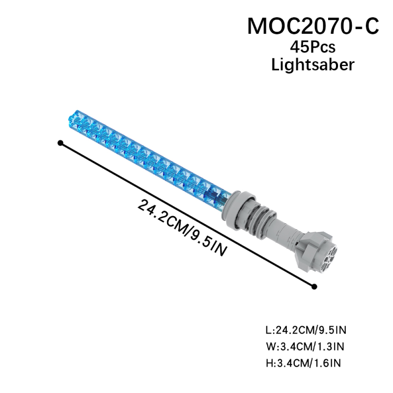 MOC2070 Star Wars Lightsaber Building Blocks Bricks Kids Toys for Children Gift MOC Parts