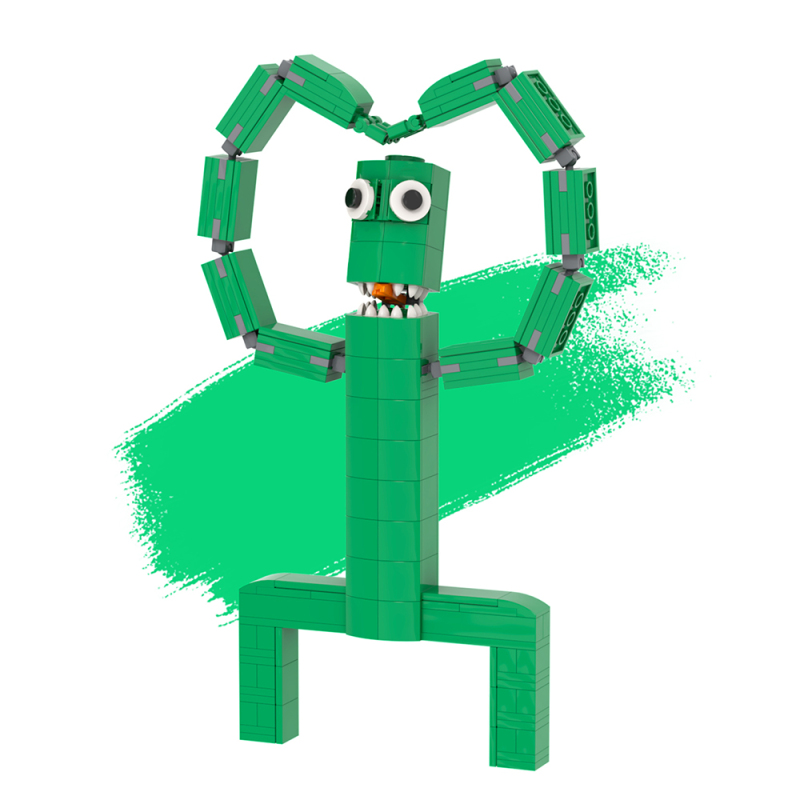 MOC1133 Creativity series Green Friend Building Blocks Bricks Kids Toys for Children Gift MOC Parts