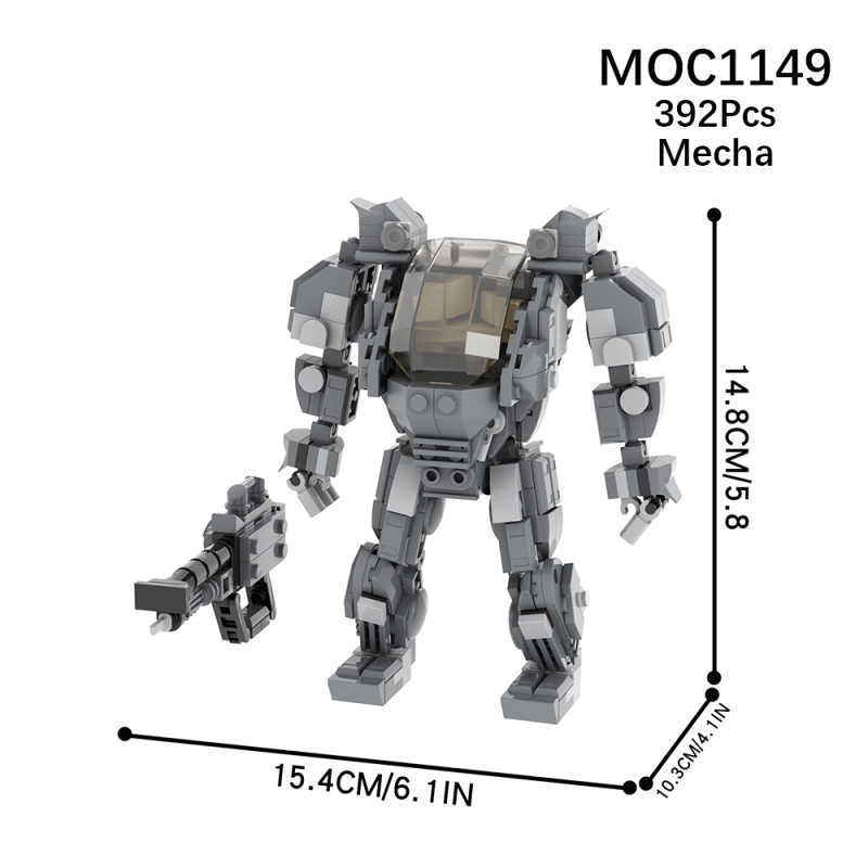 MOC1149 Creativity series Movie Avatar Mecha Model Building Blocks Bricks Kids Toys for Children Gift MOC Parts