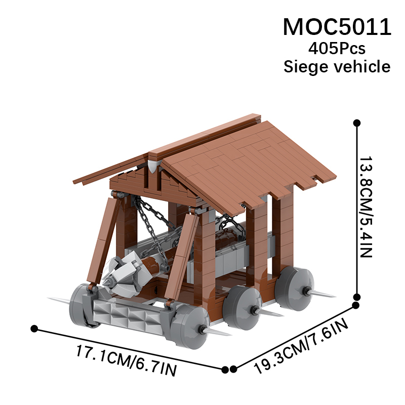 MOC5011 Military Series Siege Vehicle    Building Blocks Bricks Kids Toys for Children Gift MOC Parts