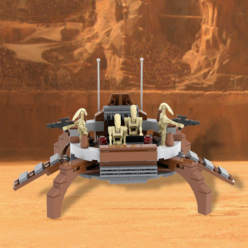 MOC2109 Star Wars Series Battle Droid Operational Control Station Building Blocks Bricks Kids Toys for Children Gift MOC Parts