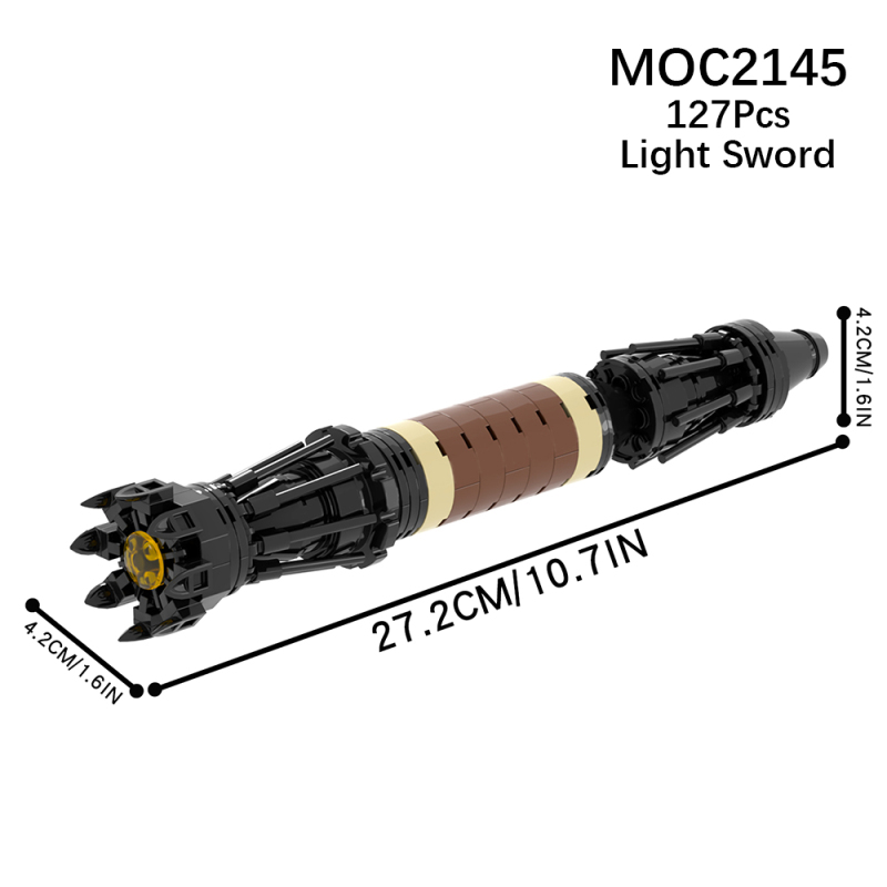 MOC2145  Star Wars Movie series Rey Lightsaber  Building Blocks Bricks Kids Toys for Children Gift MOC Parts