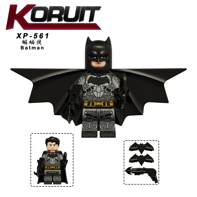 KT1075 Super Heroes DC Justice League Action Figures Batman Compatible with MiniFigs Building Blocks Kids Toys Gift Koruit