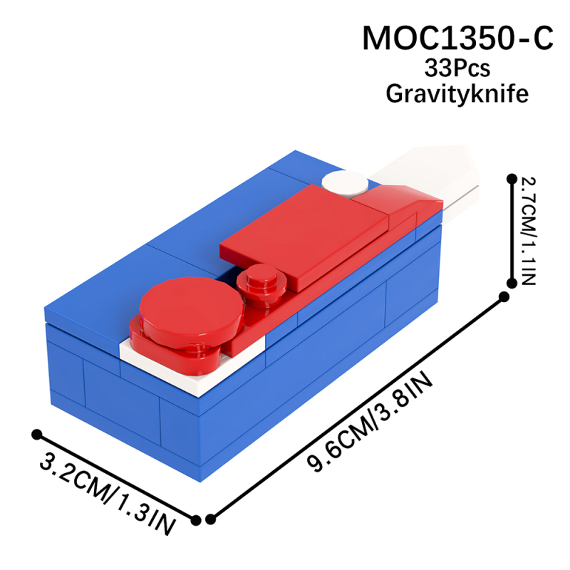 MOC1350 Creativity series Hot Carrot Knife Model Decoration Building Blocks Bricks Kids Toys for Children Gift MOC Parts