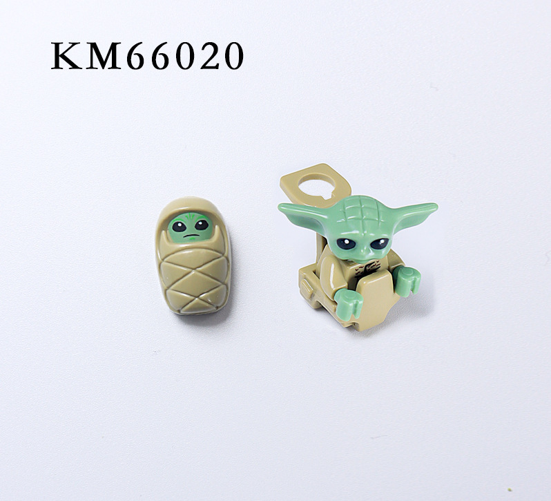 KM66020 Movie Series Star Wars Yoda Action Figures Building Blocks Kids Toys