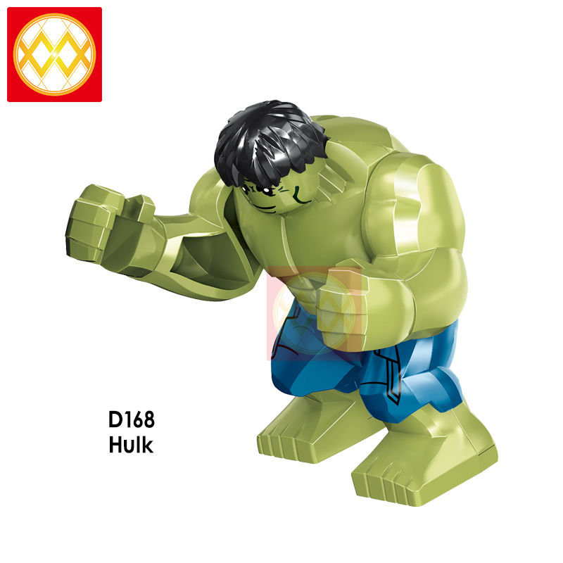 D165-D172 Marvel Super Hero Iron Man Hulk Action Figures Building Blocks Kids Toys