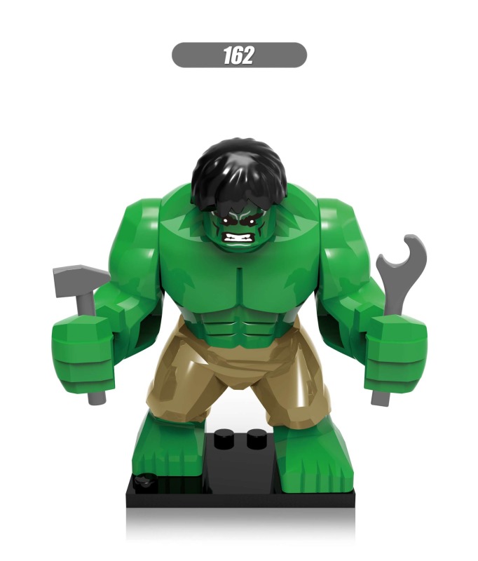 XH160-163 Marvel Super Hero Movie Hulk Big Action Figure Building Blocks Kids Toys