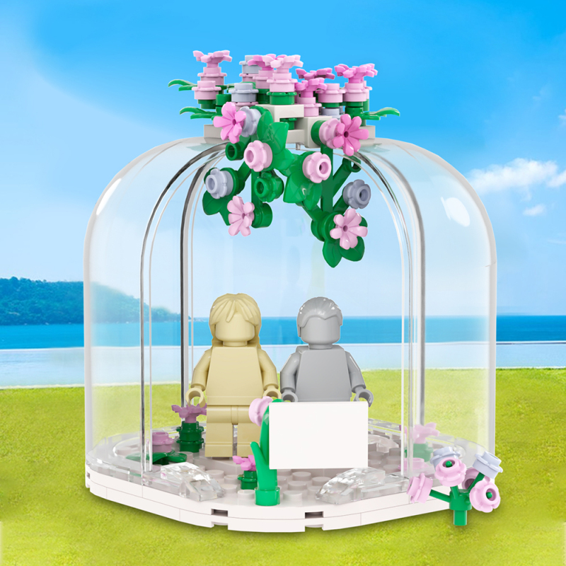 MOC4097 City Series Outdoor Wedding Scene Model Building Blocks Bricks Kids Toys for Children Gift MOC Parts