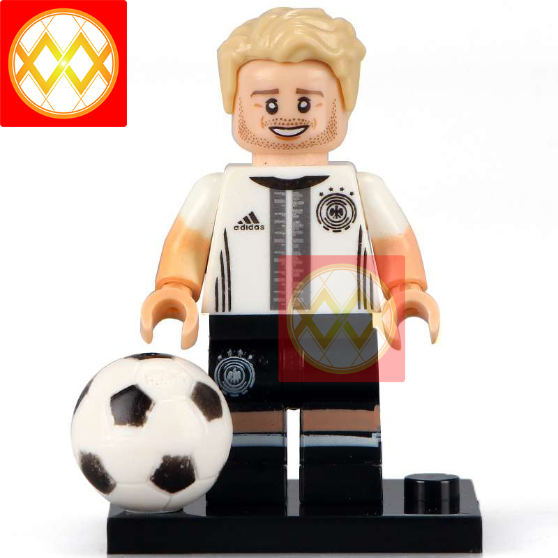 KL9001 Celebrity Athletes coach goalkeeper player Action Figure Building Blocks Kids Toys