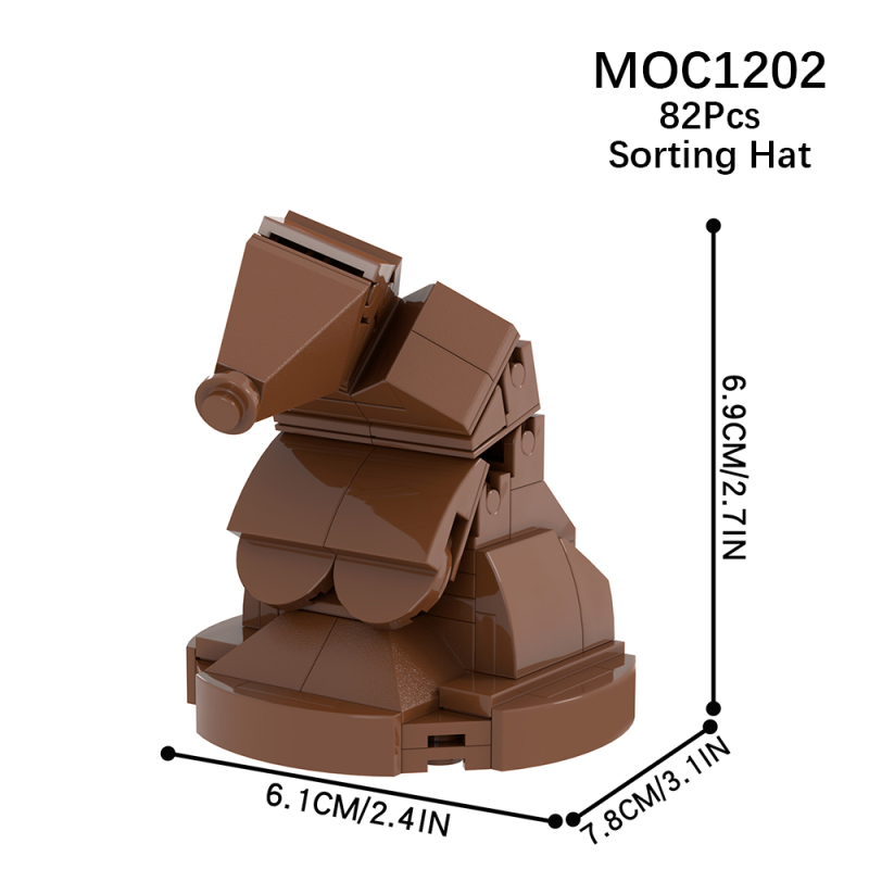 MOC1202 Creativity series Sorting Hat Model Building Blocks Bricks Kids Toys for Children Gift MOC Parts