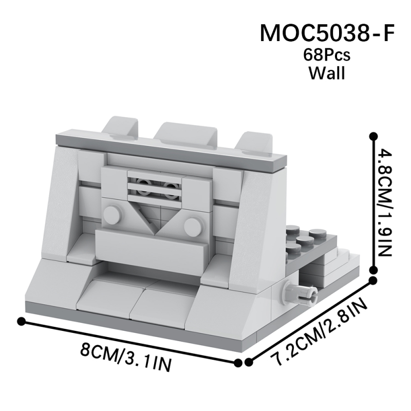 MOC5038 Military Series  Building Blocks Bricks Kids Toys for Children Gift MOC Parts