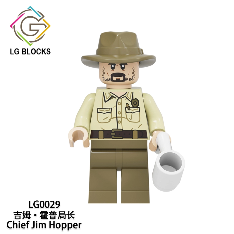 LG1004 TV Movie Stranger Things Demogorgon Dustin Mike Eleven Lucas Will Chief Jim Hopper Joyce Action Figure Building Blocks Kids Toys