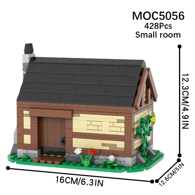 MOC5056 Military Series Medieval cottage Building Blocks Bricks Kids Toys for Children Gift MOC Parts