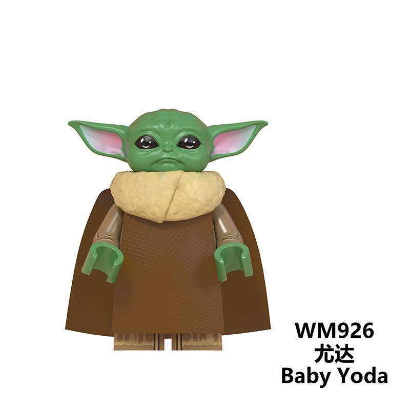 WM926 Star Wars Baby Yoda Action Figure Building Blocks Kids Toys