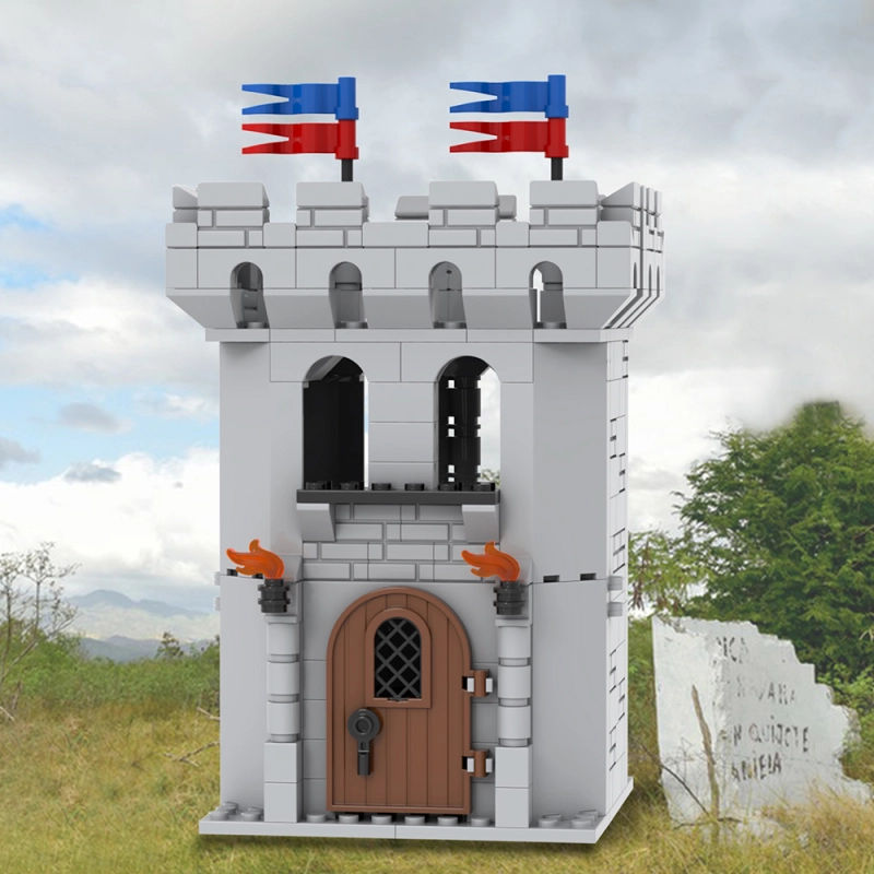 MOC5019 Military Series Medieval Sentinel Tower  Building Blocks Bricks Kids Toys for Children Gift MOC Parts