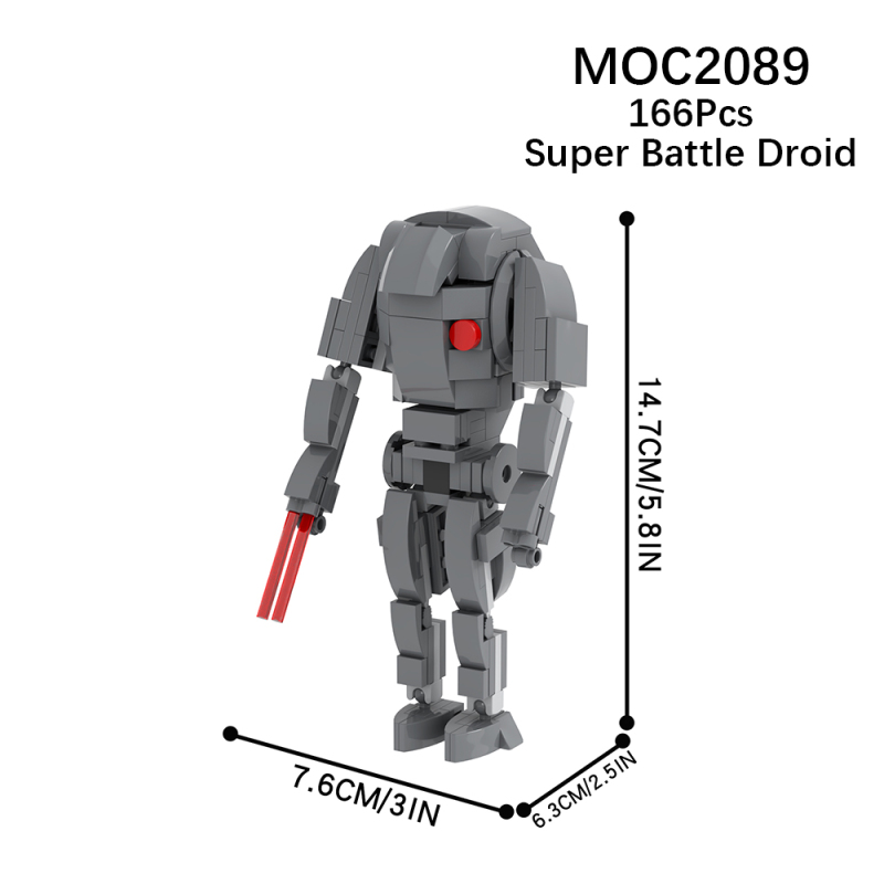 MOC2089 Star Wars Super Combat Robot Building Blocks Bricks Kids Toys for Children Gift MOC Parts