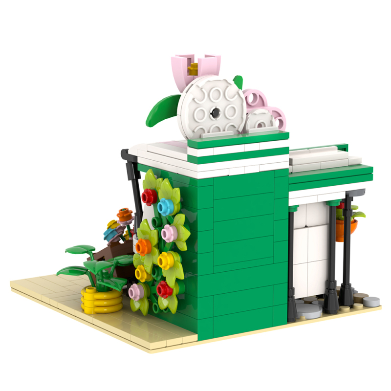 MOC4069 City Series Florist Building Blocks Bricks Kids Toys for Children Gift MOC Parts