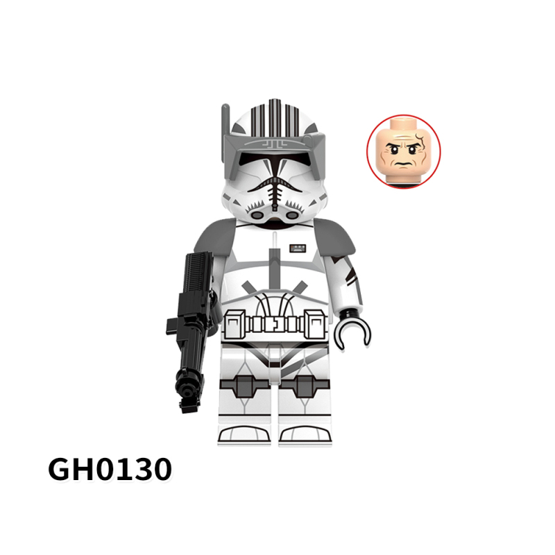 G0117 Star Wars movies Wrecker Hunter Wilco Trooper Cody Thorn Commander Bly Fox Captain Vaughn Action Figures Building Blocks Kids Toys