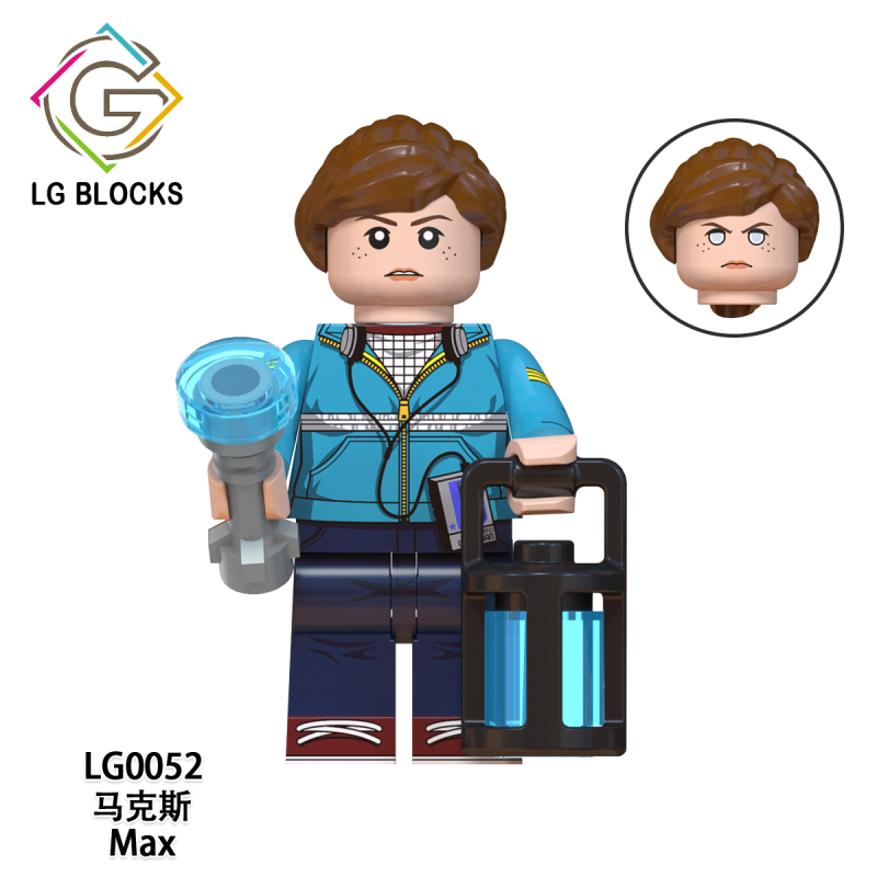 LG1007 TV Movie Stranger Things Eleven Mike Dustin Eddie Munson Brenner Max Lucas Vecha Action Figure Building Blocks Kids Toys