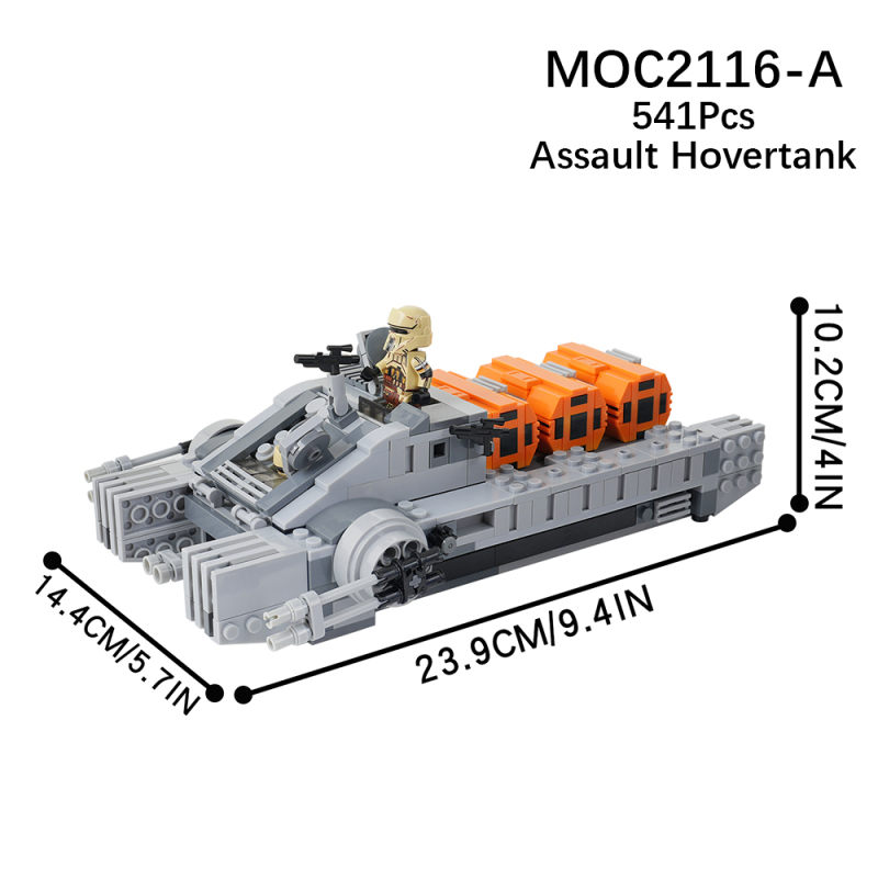 MOC2116 Star Wars Movie serie Imperial Assault Hovertank Building Blocks Bricks Kids Toys for Children Gift MOC Parts