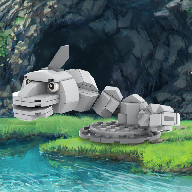 MOC1110 Creativity series Pokémon Onix Building Blocks Bricks Kids Toys for Children Gift MOC Parts