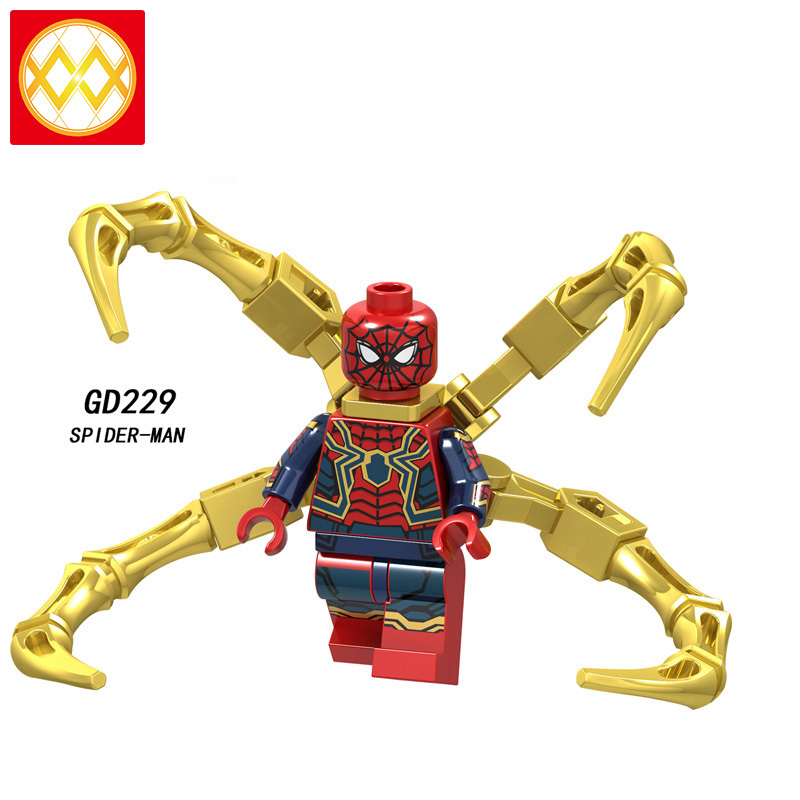GD229 Super Hero Spider Man Action Figures Building Blocks Kids Toys