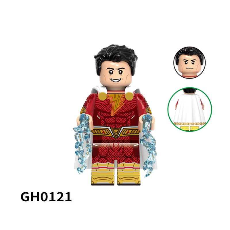 G0116 DC Movie Shazam Freeman Eugene Choi Pedro Pena Mary Marvel Darla Dudley Action Figure Building Blocks Kids Toys