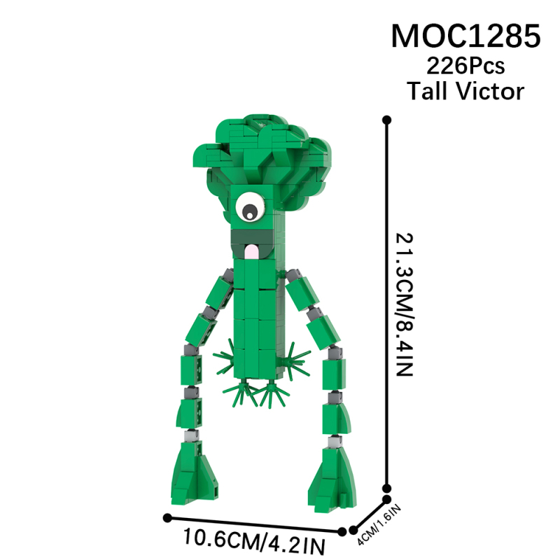 MOC1285 Creativity series Horror Game Garten of BanBan Tall Victor Character Model Building Blocks Bricks Kids Toys for Children Gift MOC Parts