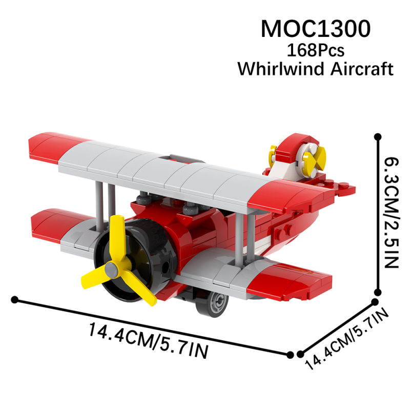 MOC1300 Creativity series Game Sonic Tails Tornado Plane Building Blocks Bricks Kids Toys for Children Gift MOC Parts