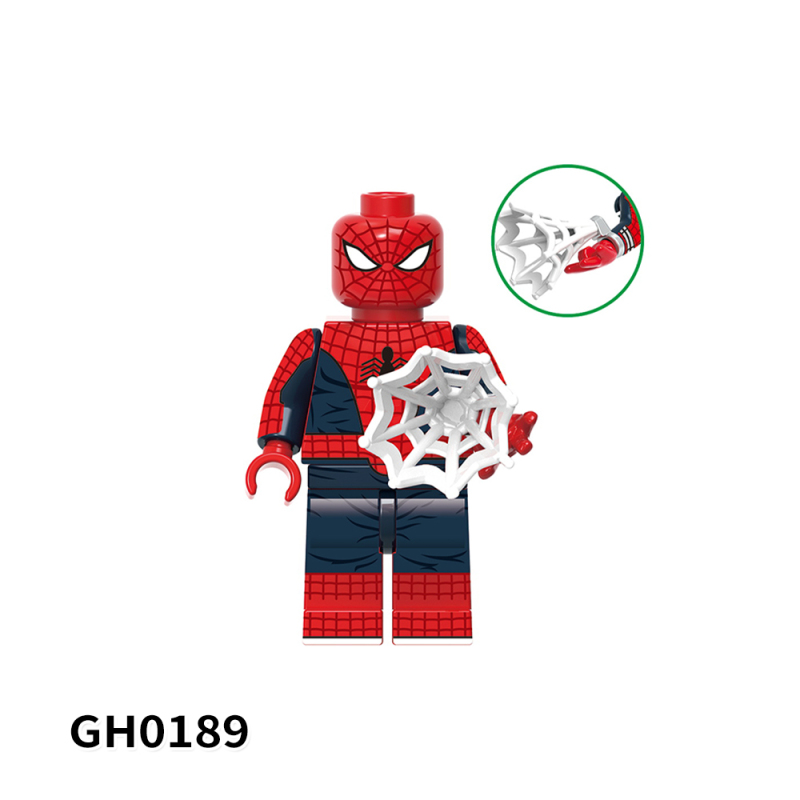 G0124 Marvel Movie Spider Man 2099 Gwen Stacy Miles Morales Spot Jessica Drew Spider-Man India Toei Spider-Man Spider-Punk Action Figure Building Blocks Kids Toys