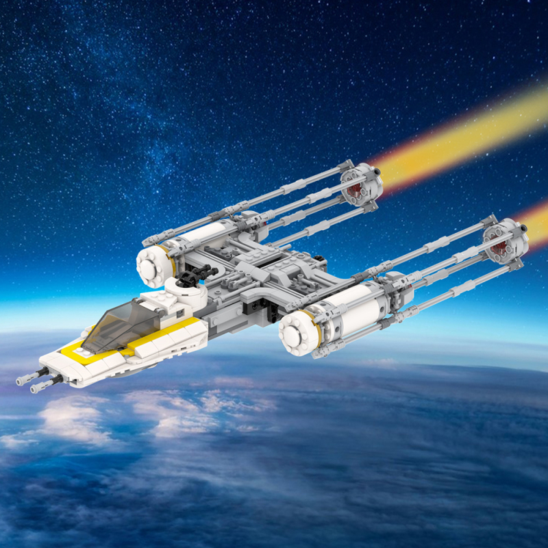 MOC2160  Star Wars Movie series Y-wing starfighter Building Blocks Bricks Kids Toys for Children Gift MOC Parts