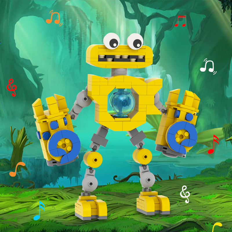 MOC1275 Creativity series My Singing Monsters Game Wubboox Character Building Blocks Bricks Kids Toys for Children Gift MOC Parts